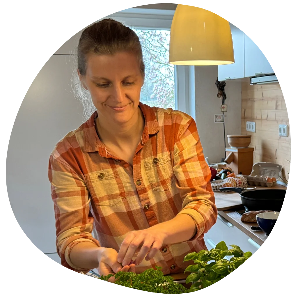 Anja Weisser beim Kochen