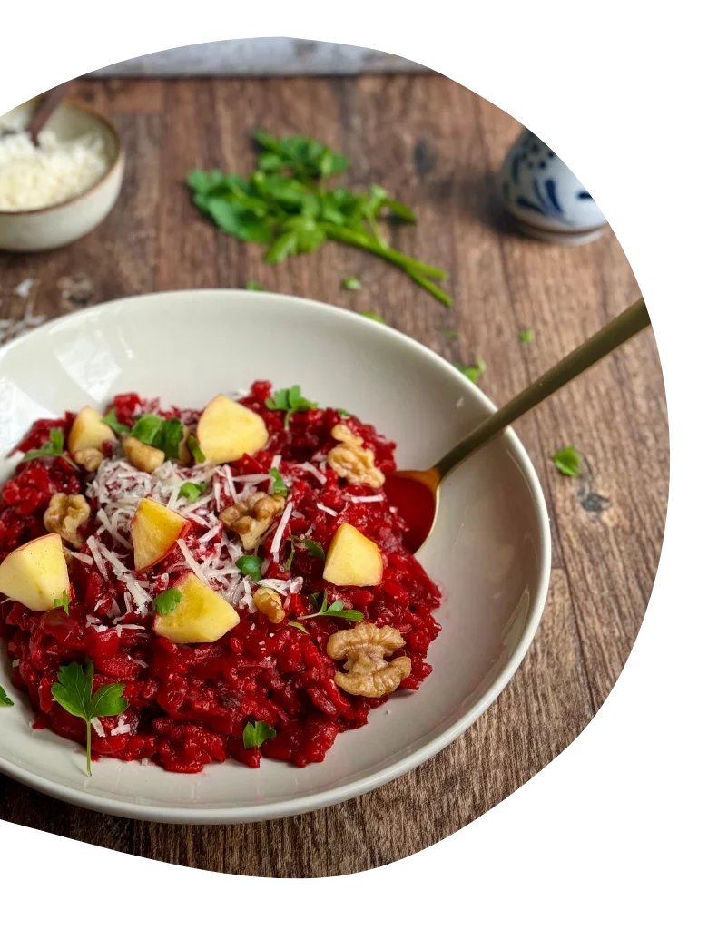 leckeres rotes Risotto
